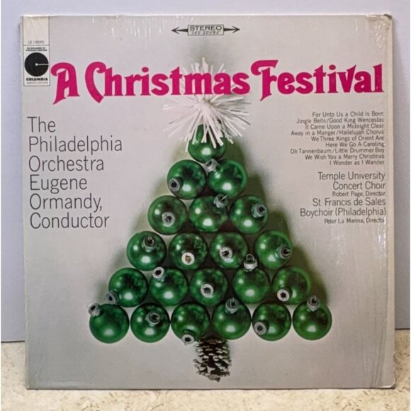A Christmas Festival Holiday LP The Philadelphia Orchestra Eugene Ormandy 60s - Picture 2 of 6